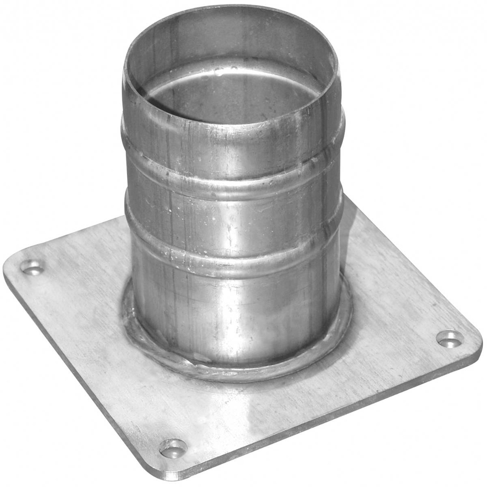 KIT RAC DROIT ROND/CANNELE  GALVA DIAMETRE 100 - RENSON - 105171