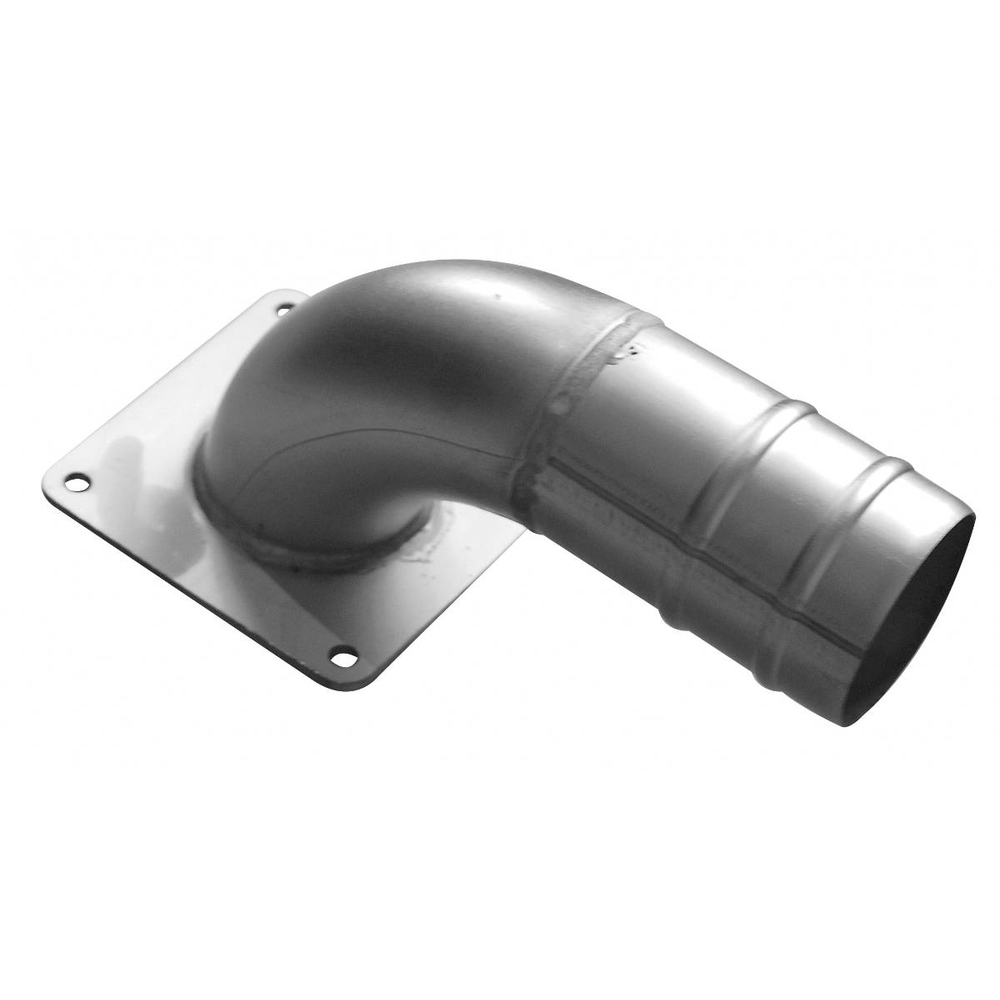 KIT RAC COUDE ROND/CANNELE  GALVA DIAMETRE 100 - RENSON - 105174