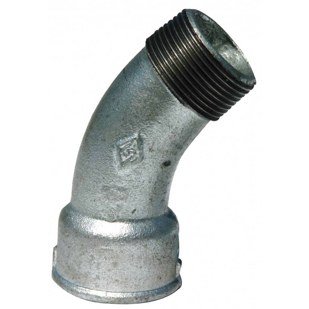 COURBE 45° GALVA N°40 MF 3''  - RENSON - 110033