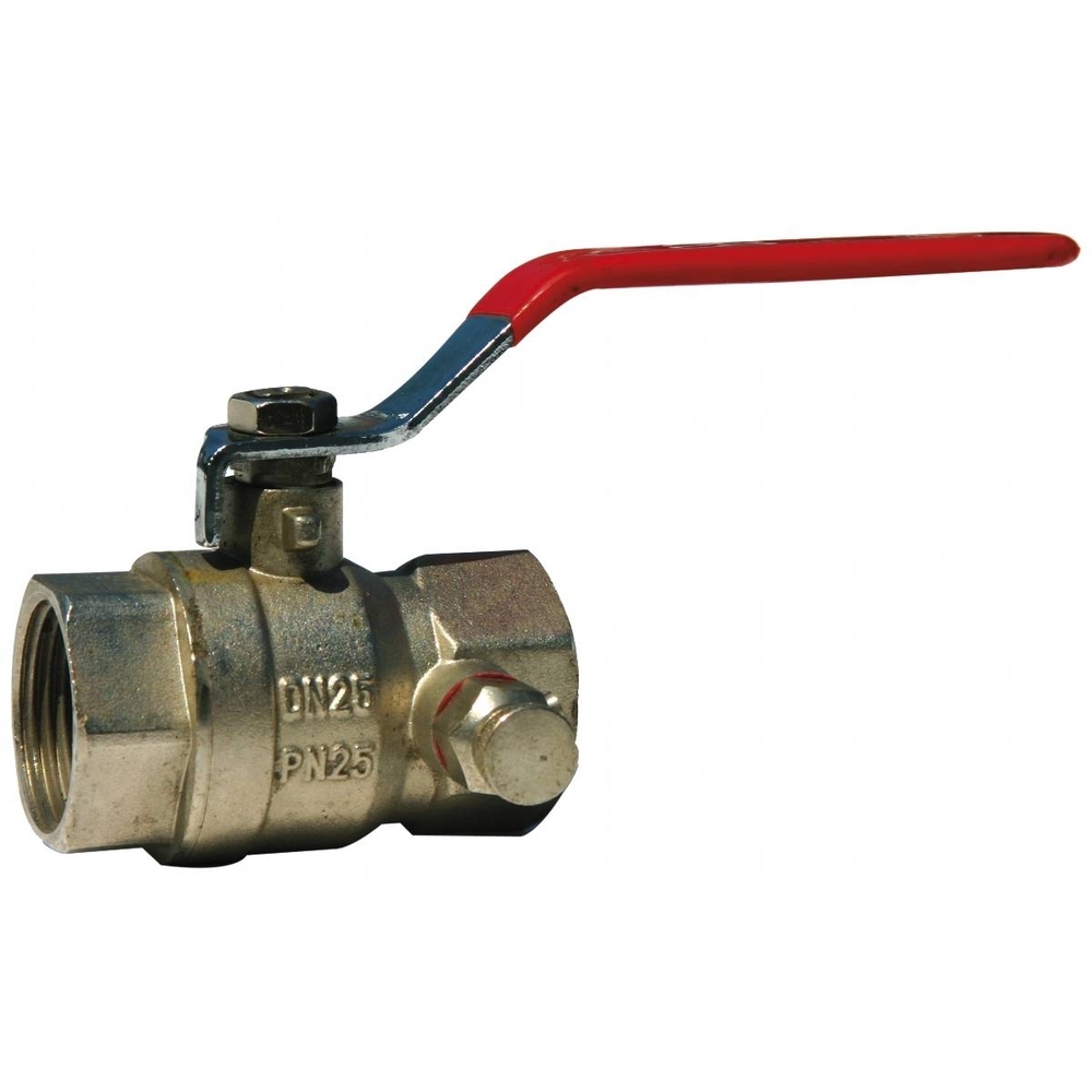 VANNE A BOISSEAU SPHERIQUE AVEC PURGE PN25 FF 3/4'' - RENSON - 110214