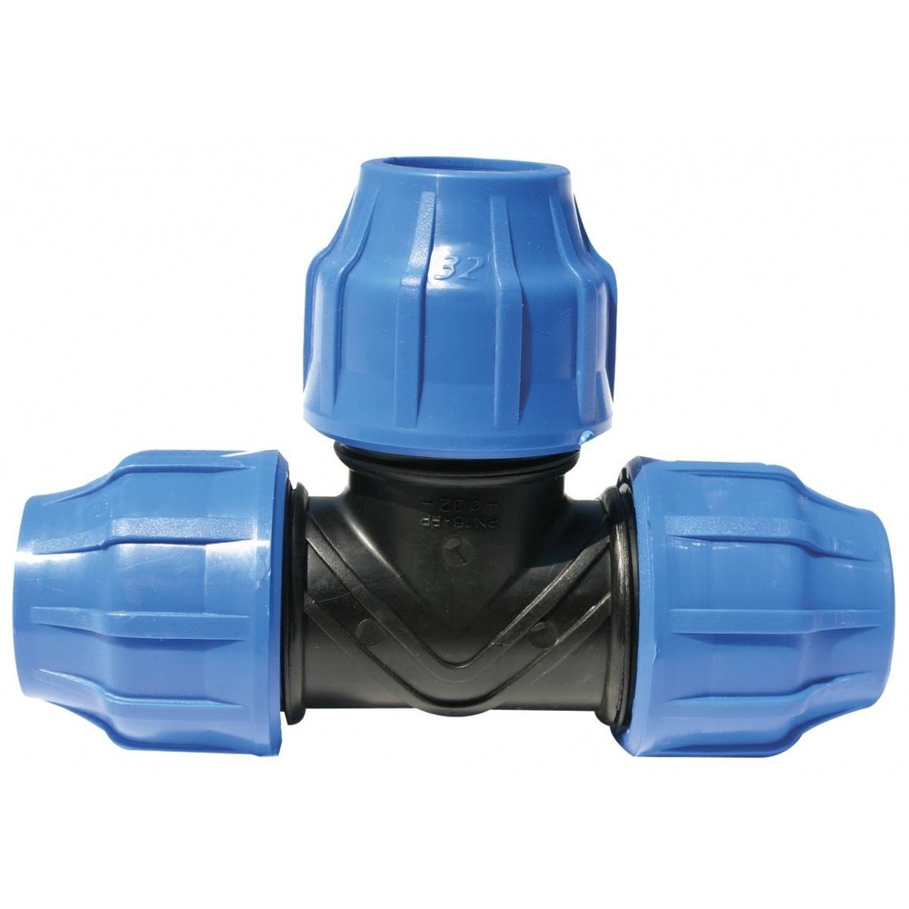 TE 90° COMPRESSION REDUIT PP 50 x 40 x 50 - RENSON - 110244