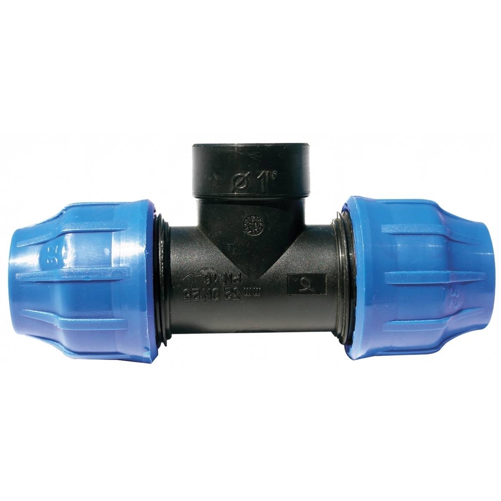 TE 90° COMPRESSION PP 14940 FEMELLE 90 x 3'' x 90 - RENSON - 110286