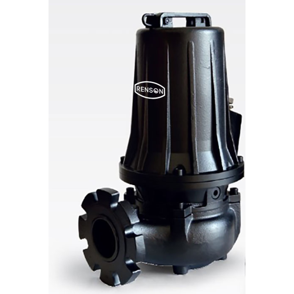 POMPE DE RELEVAGE TRI FONTE ROUE MONOCANALE 4.2KW DN65 - RENSON - 111085