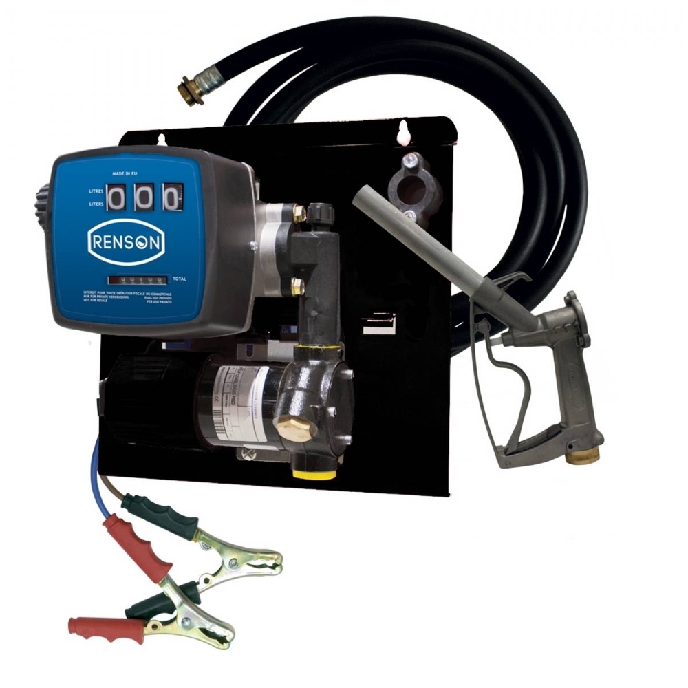 STATION FUEL 12V 40 L/M PIST MANUEL ALU - RENSON - 138182