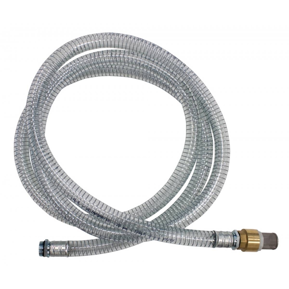 FLEXIBLE ASPIRATION Ø 25MM 3 MÈTRES M1'' CREPINE A CLAPET RENSON - 139742