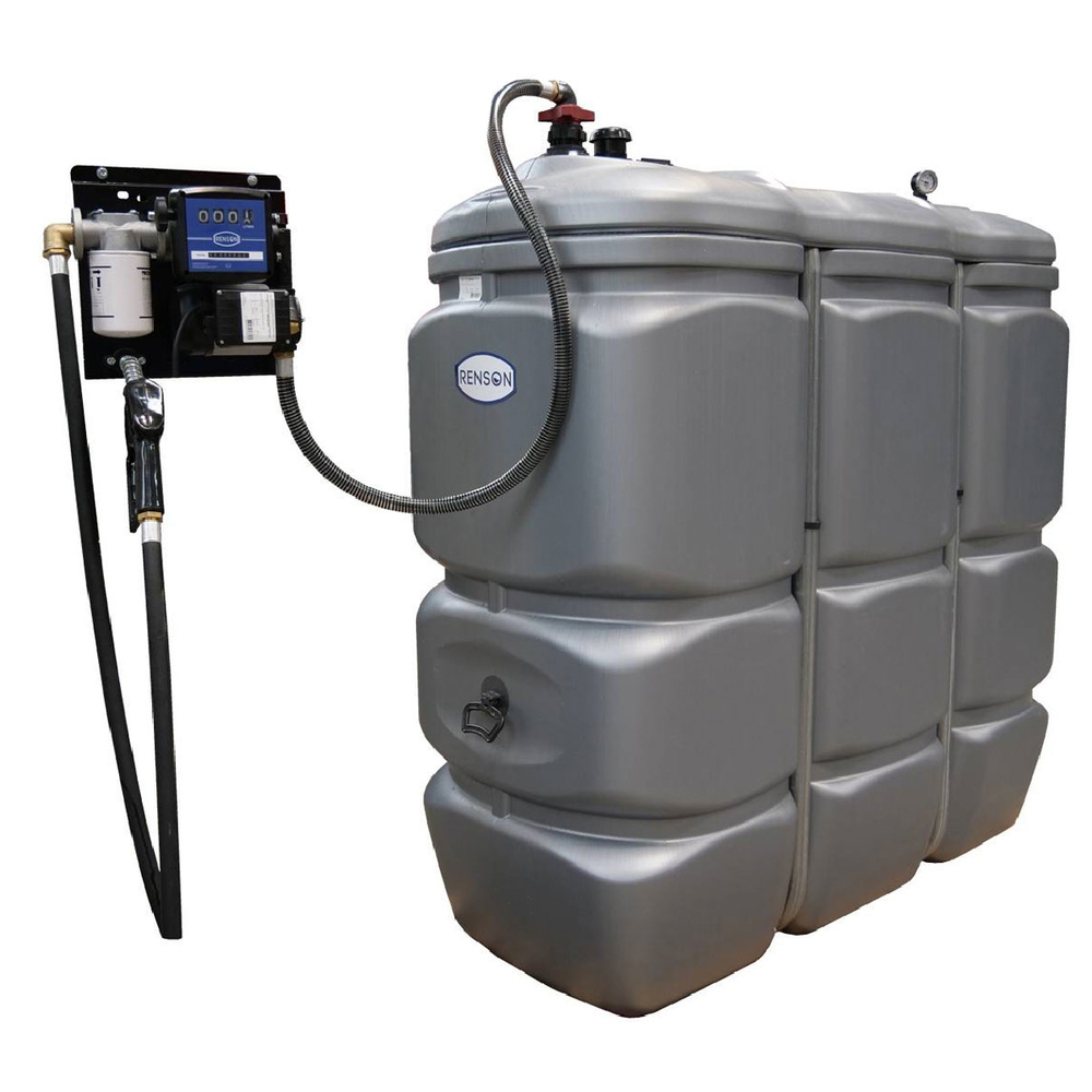 CUVE STOCKAGE FUEL PEHD 1500L STATION 230V 50L/M - RENSON - 141283