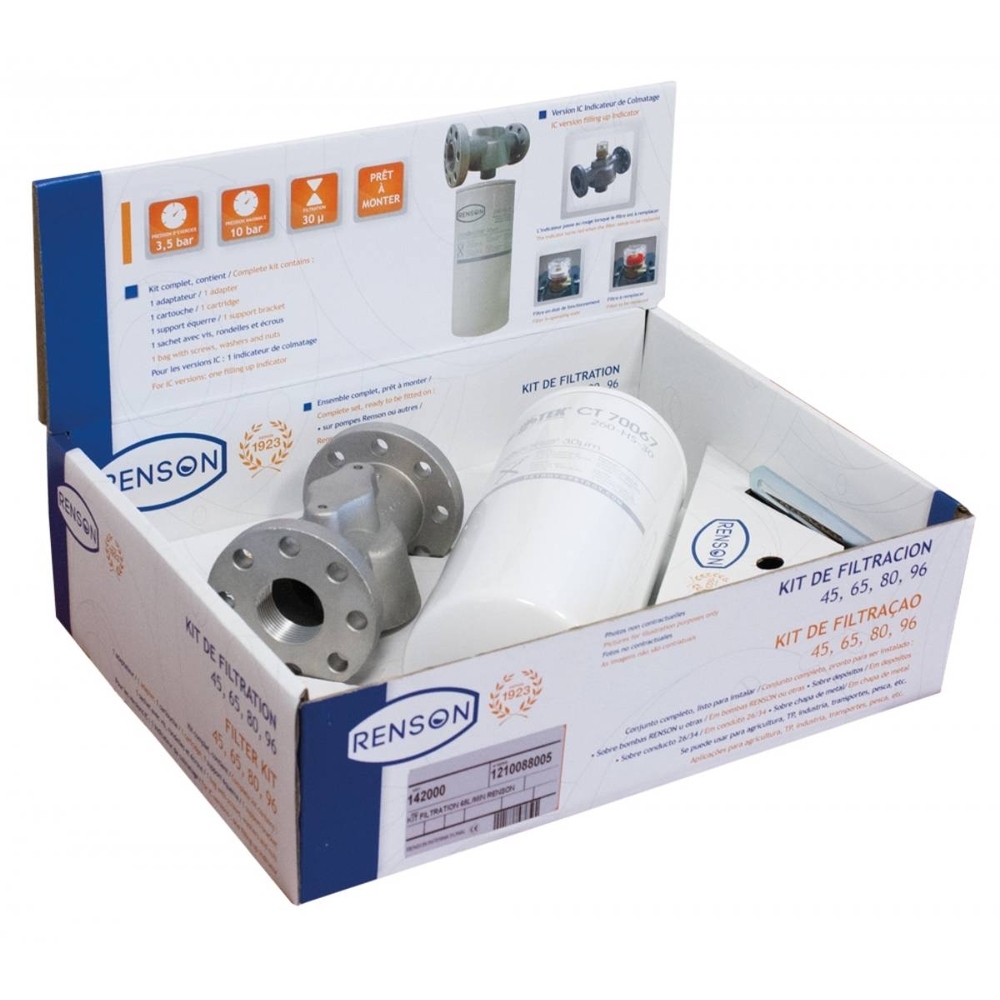 KIT FILTRATION 80L/MIN  - RENSON - 142002