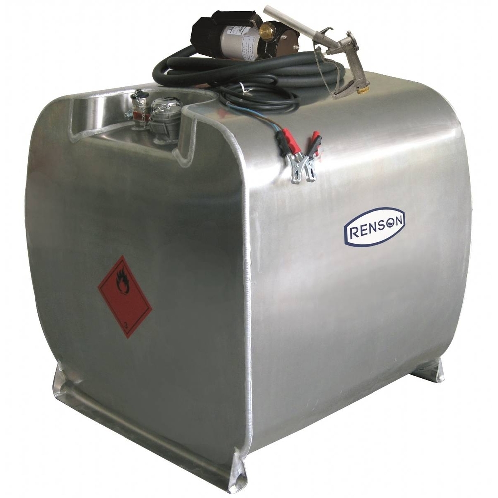 CUVE RAVITAILLEMENT ALU 350L CARREE POMPE 12V 40L/M - RENSON - 142188
