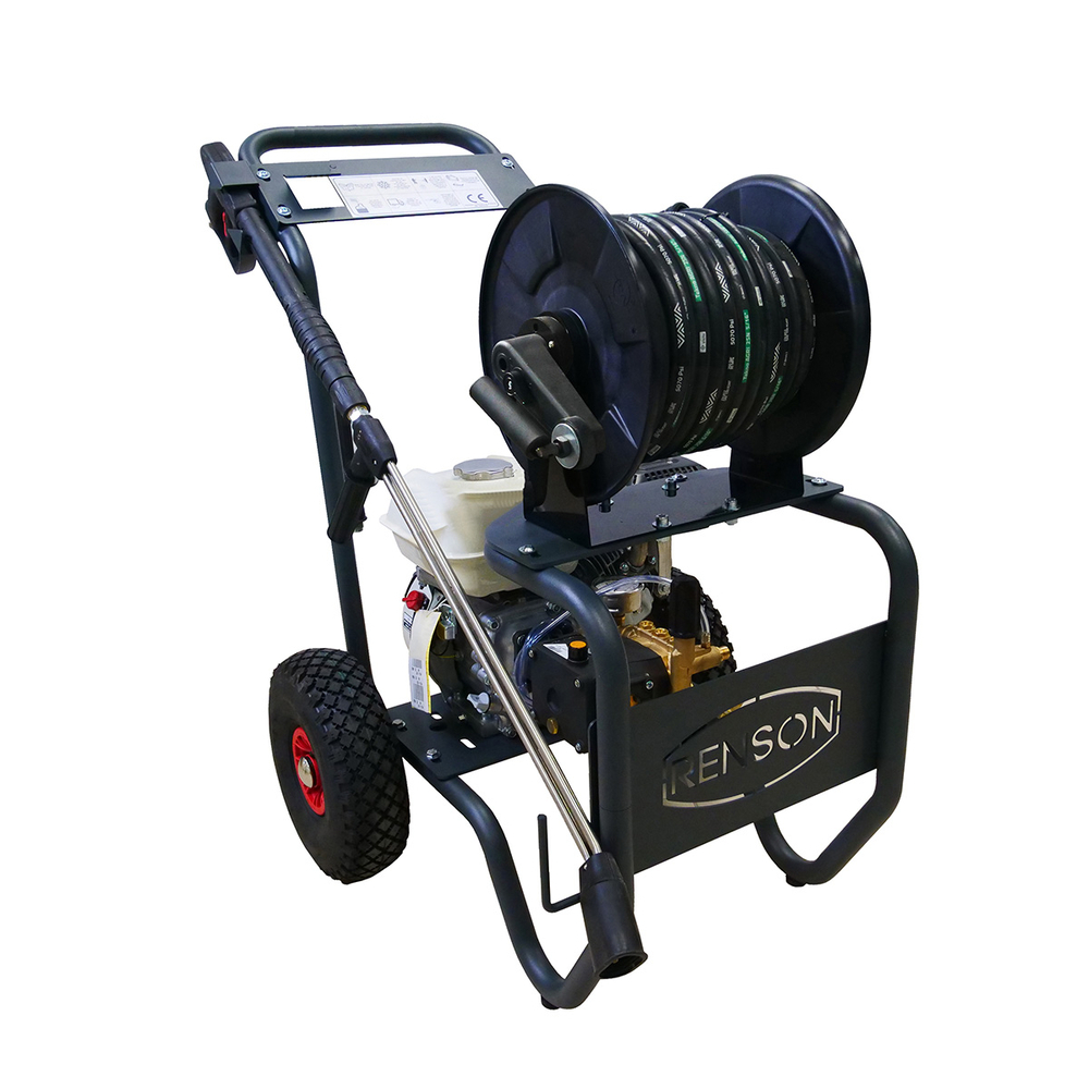 NETTOYEUR HAUTE PRESSION MINIBOOSTER THERMIQUE 160B - 10L/MIN - ENROULEUR 20M - RENSON - 142371