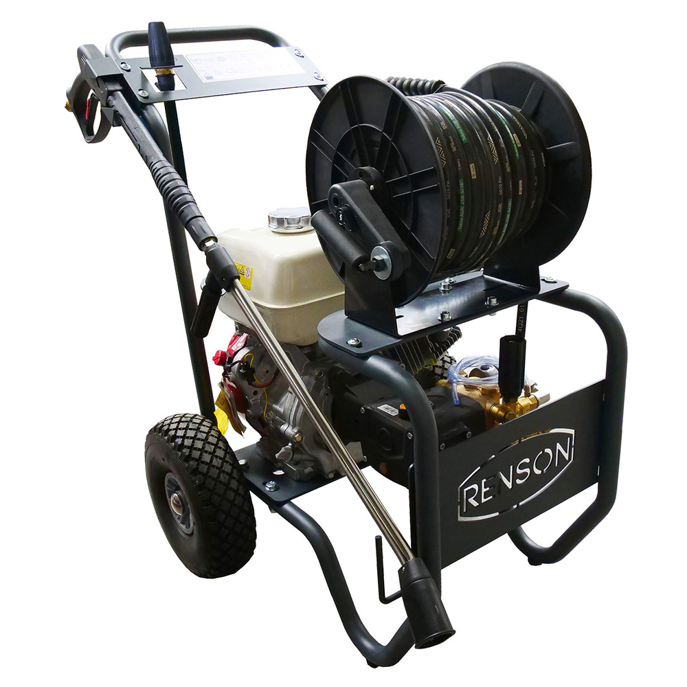 NETTOYEUR HAUTE PRESSION BOOSTER THERMIQUE 200B - 21L/MIN - FLEXIBLE 10M - RENSON - 142380