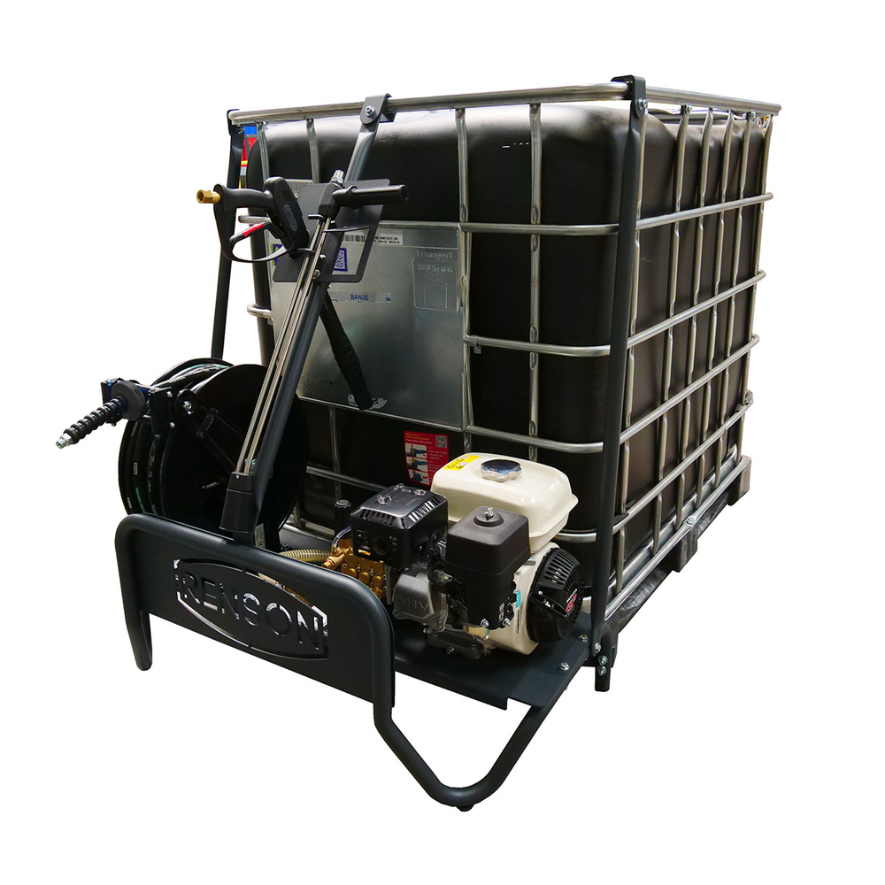 NETTOYEUR HAUTE PRESSION BOOSTIBC THERMIQUE + IBC 160B - 10L/MIN - ENROULEUR 20M - RENSON - 142395