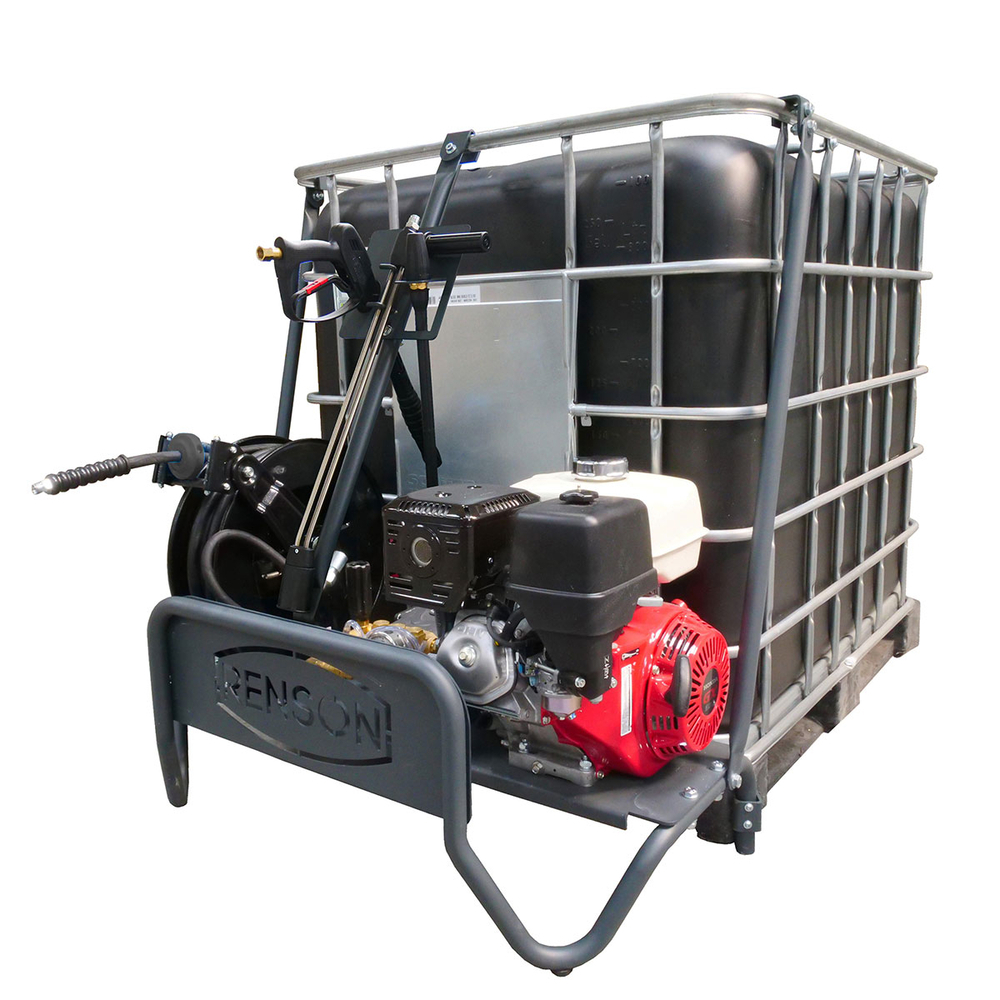 NETTOYEUR HAUTE PRESSION BOOSTIBC THERMIQUE + IBC 250B - 15L/MIN - ENROULEUR 20M - RENSON - 142399