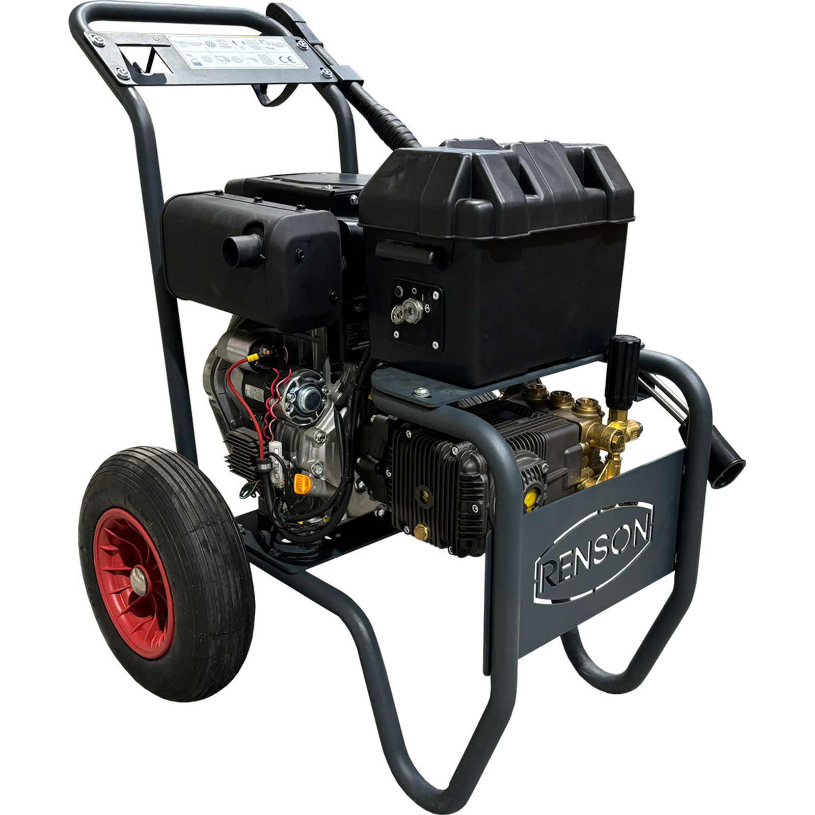 Nettoyeur Haute pression GRANDBOOSTER DIESEL 200Bar 15L/mn + flexible 20M RENSON - 142406