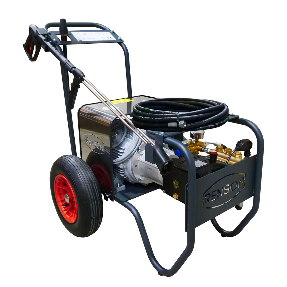 NETTOYEUR HAUTE PRESSION TRIO FLECTOR EAU FROIDE 200B - 21L/MIN - FLEXIBLE 20M - RENSON - 142538