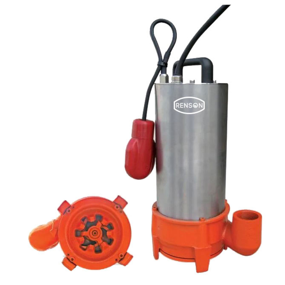 POMPE RELEVAGE DILACERATRICE VERTICALE 230V 1,1KW DN40 60HZ - RENSON - 159466