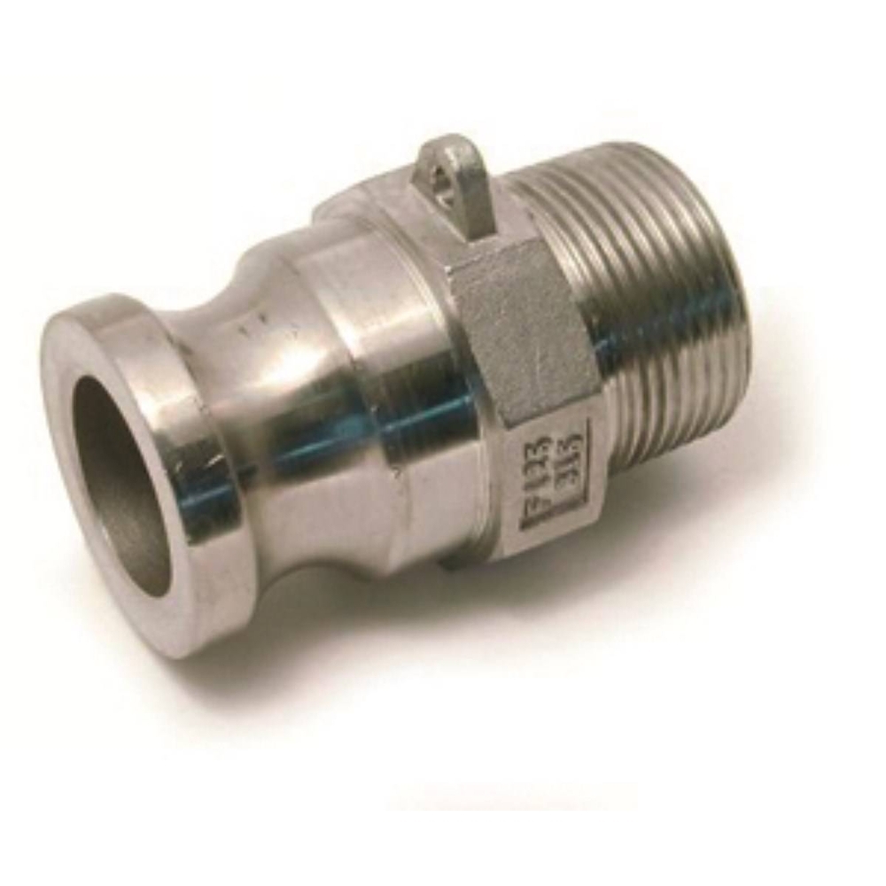COUPLEUR MALE TYPE F INOX DIAMETRE 80MM RACCORD A CAMES - RENSON - 162109