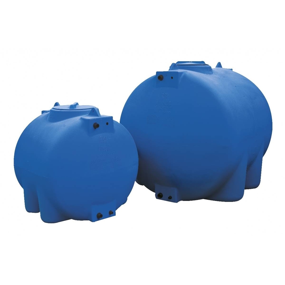 CUVE STOCKAGE HORIZONTALE BLEU EN PE RONDE 3000L - RENSON - 162166