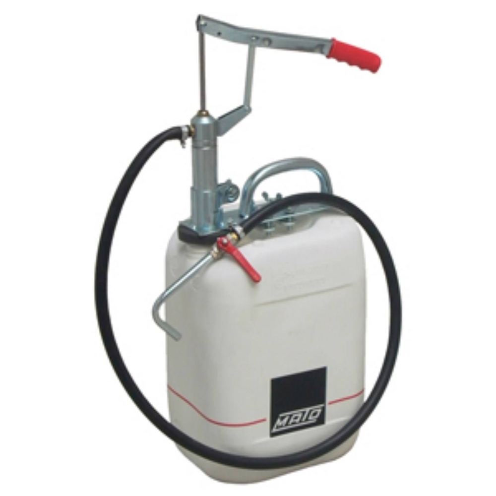 POMPE MANUELLE POUR HUILES POUR BIDON PLAST 25L + SUPPORT - RENSON - 165009