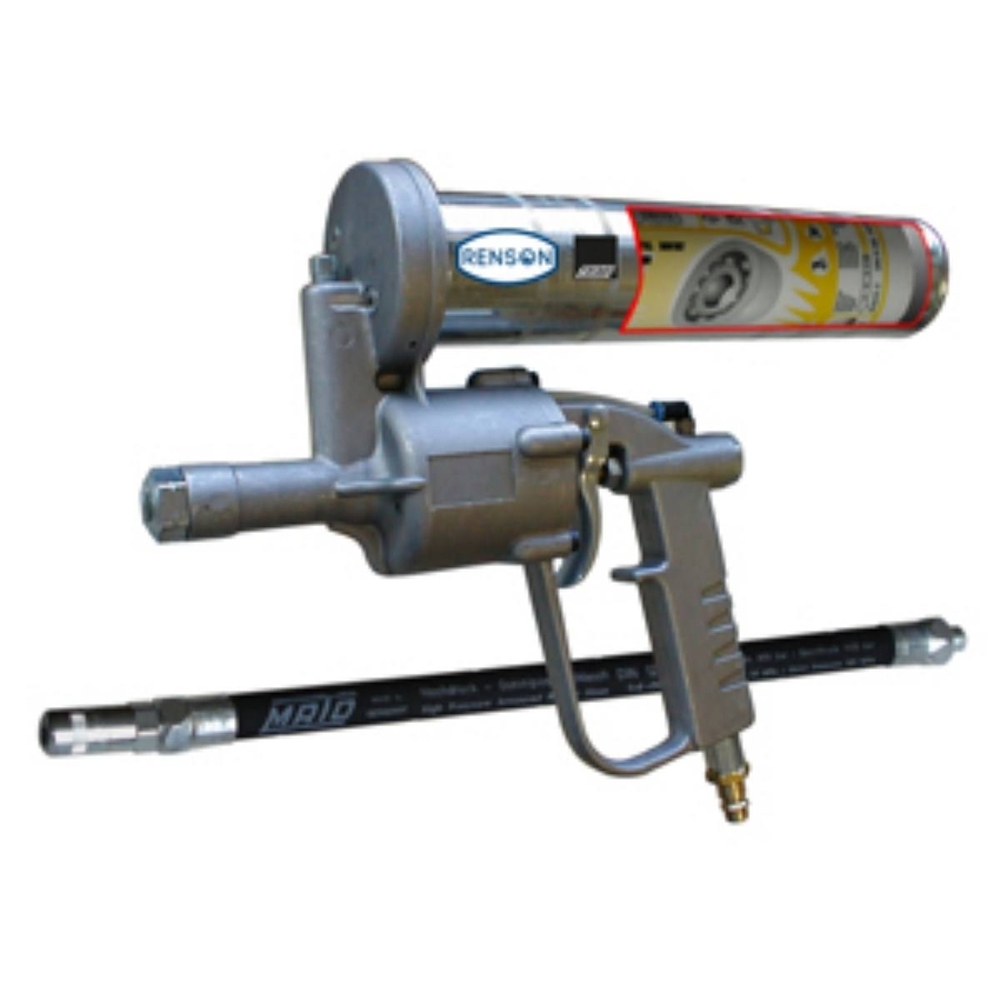 PISTOLET GRAISSAGE PNEUMATIQUE LUBESHUTTLE+FLEXIBLE+AGRAFE - RENSON - 165012