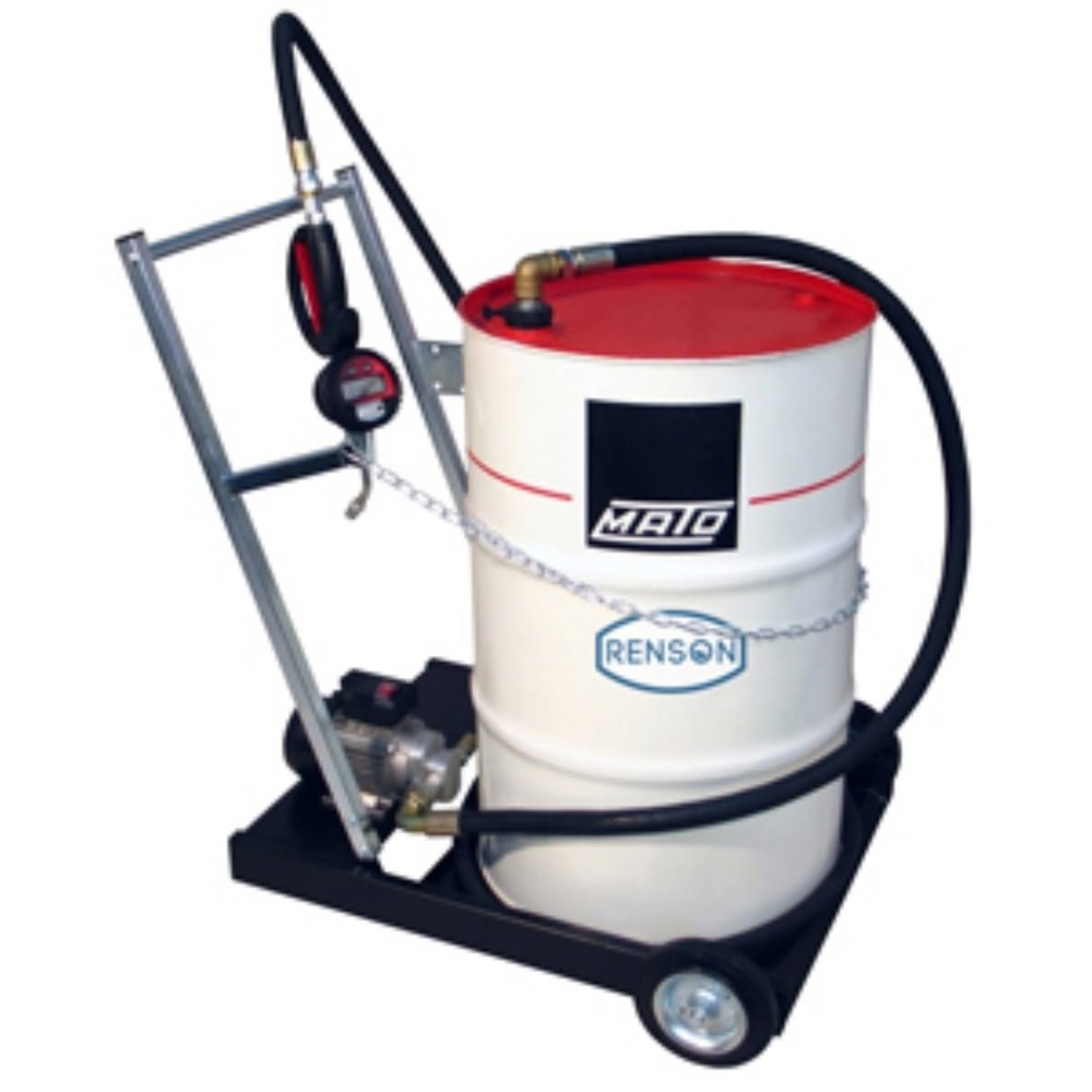 KIT TRANSFERT HUILE MOBILE 230V 8 BAR 11L/M- FÛT DE 200L - RENSON - 165267