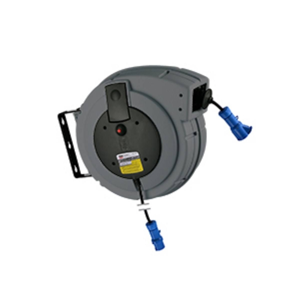 ENROULEUR ELECTRIQUE 20M 3x2.5 AVEC PRISE EURO & SLOW MOTION - RENSON - 22020SM