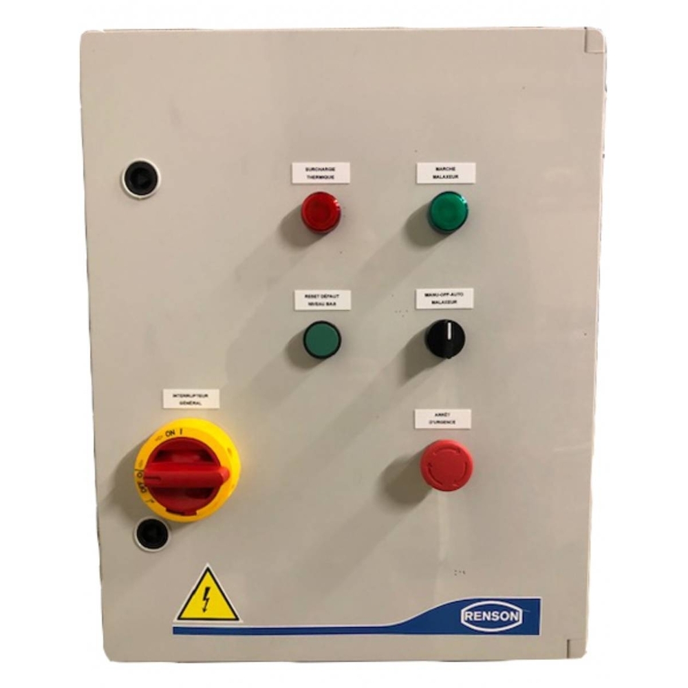ARMOIRE DE COMMANDE 11KW DEM ETOILE TRIAN + TELECOMMADE - RENSON - 483442