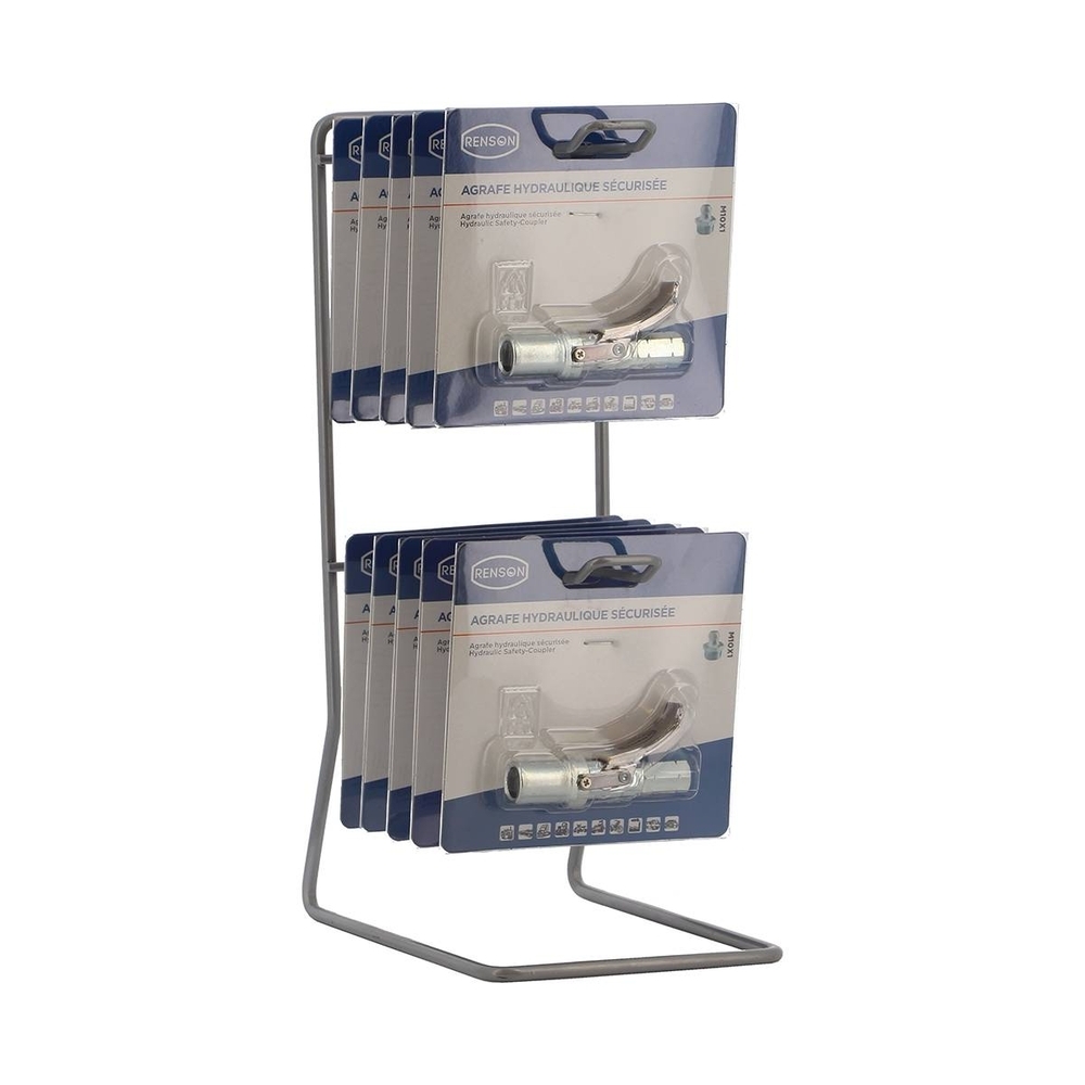 10 AGRAFES SECURISEES 4 MORS POUR COMPTOIR + 1 OFFERT - RENSON - 810011