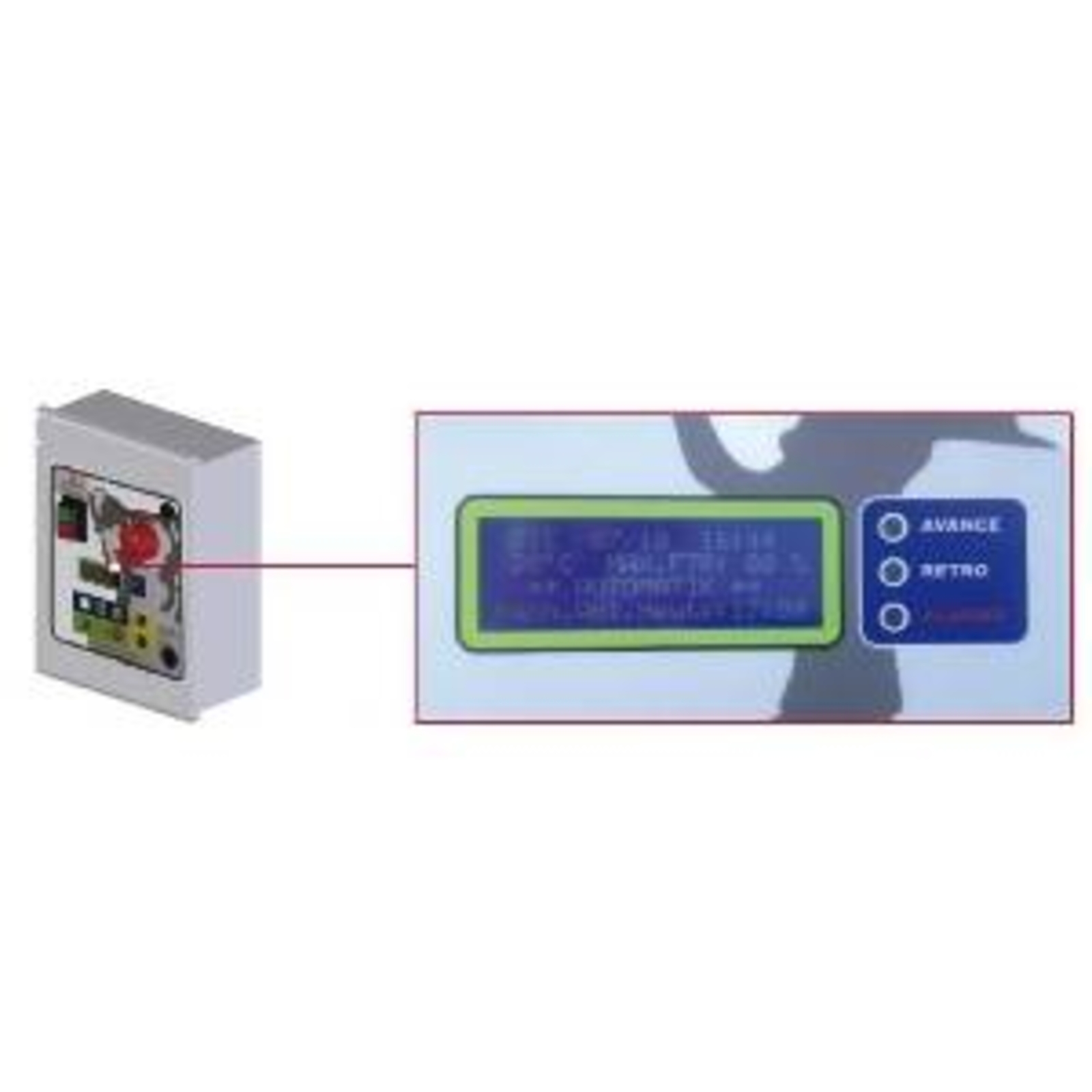 ARMOIRE ELECTRO PROG 4 MOTEURS RENSON - 811067