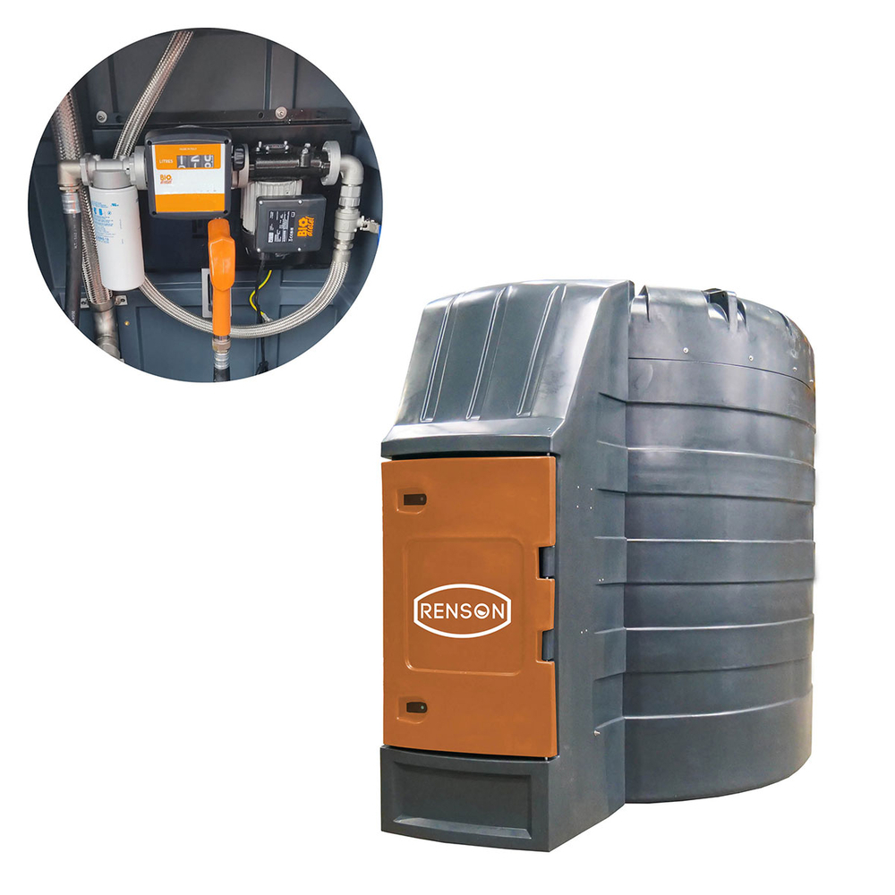 CUVE STOCKAGE B100 PEMD 10000L ARMOIRE INTEGREE POMPE 70L/M - RENSON - 812211