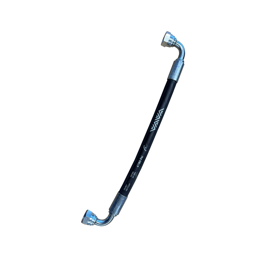 FLEXIBLE HP 0,35M Ø3/8'' FF 3/8'' T90° BSP - RENSON - 812488