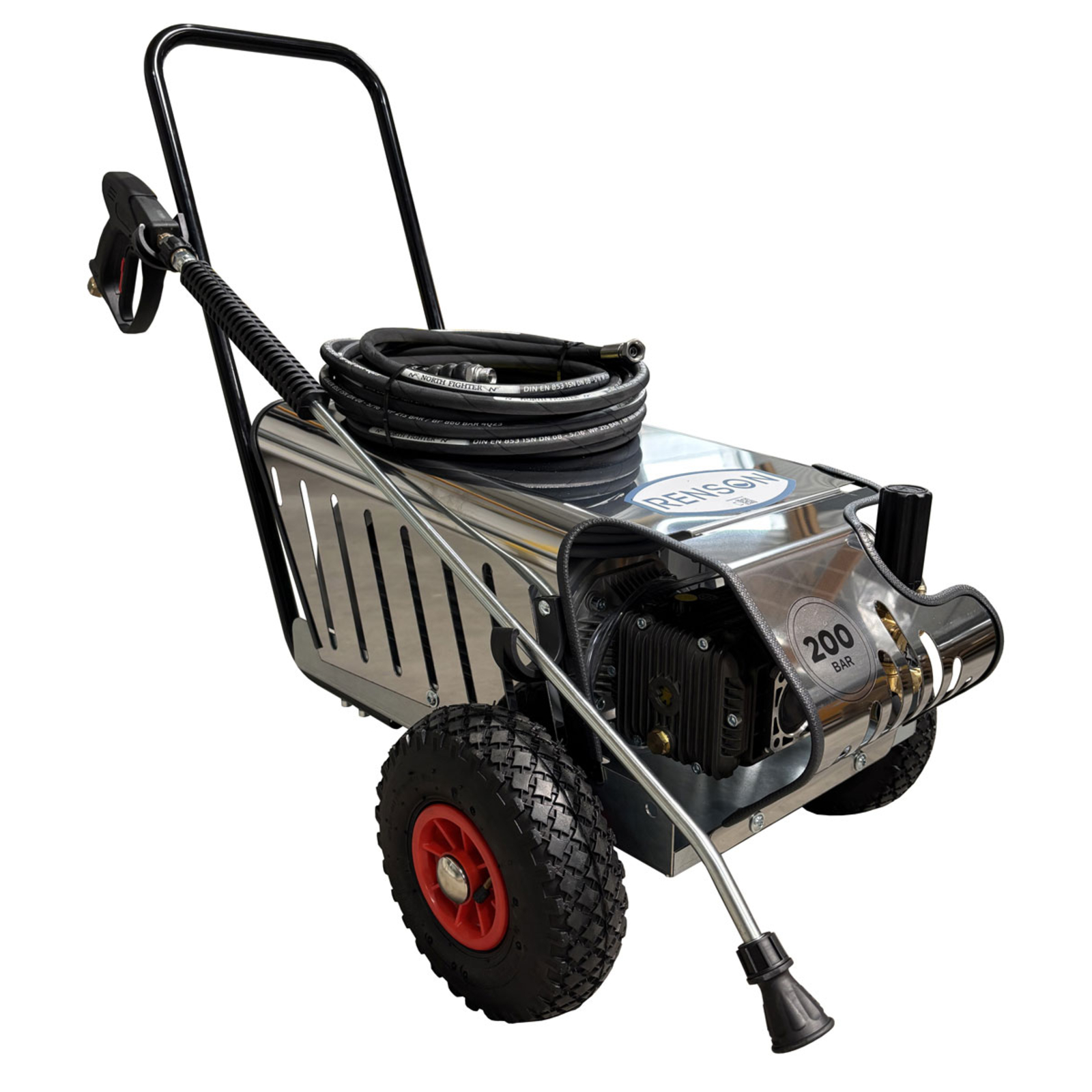 Nettoyeur Haute pression SILVERSMART Tri eau froide 200B - 15L/MIN - FLEXIBLE 10M RENSON - 812874
