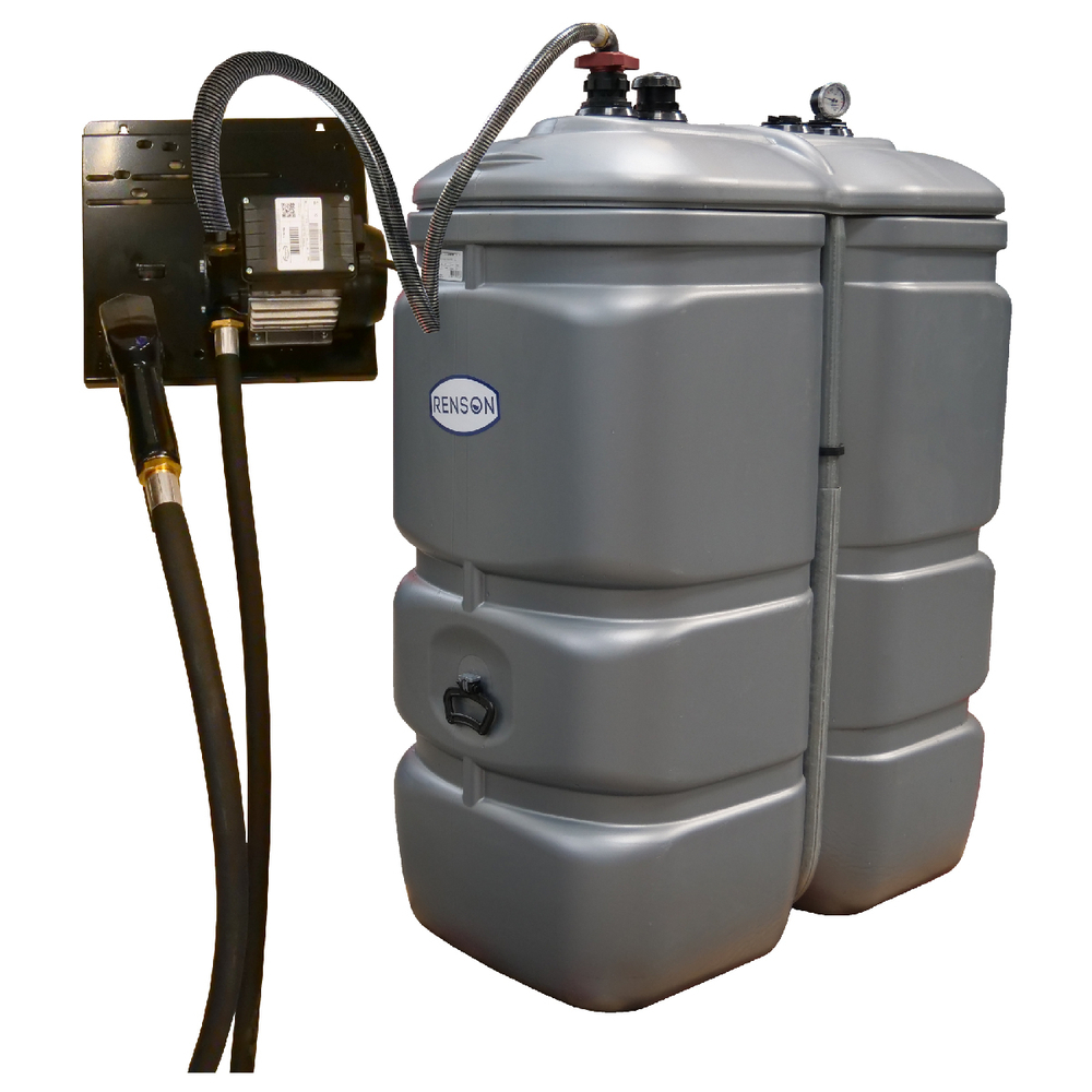 CUVE STOCKAGE FUEL PEHD 1000L STATION 230V 50L/M - GAMME ECO - RENSON - 814430