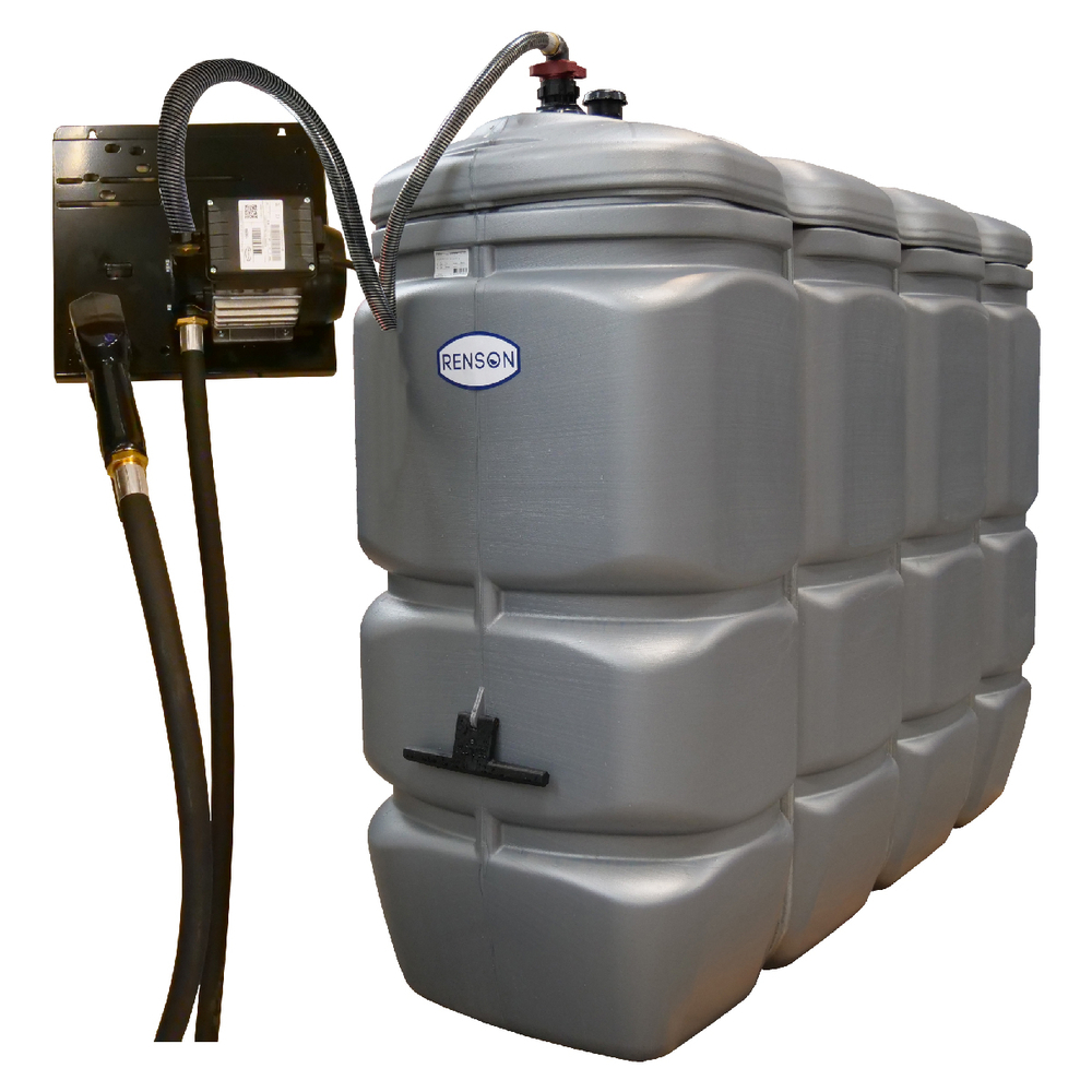 CUVE STOCKAGE FUEL PEHD 2000L STATION 230V 50L/M - GAMME ECO - RENSON - 814432