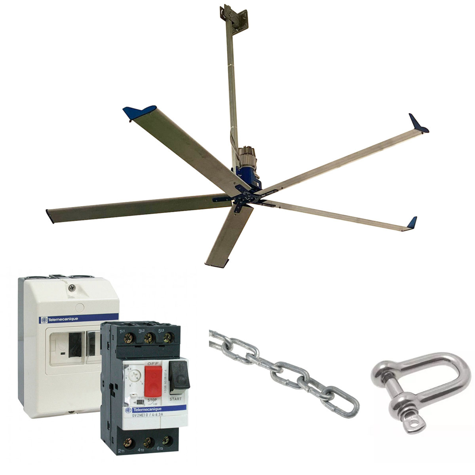 Kit BRASSEUR D'AIR HORIZONTAL 0,32 KW - 4 METRES RENSON - 815387