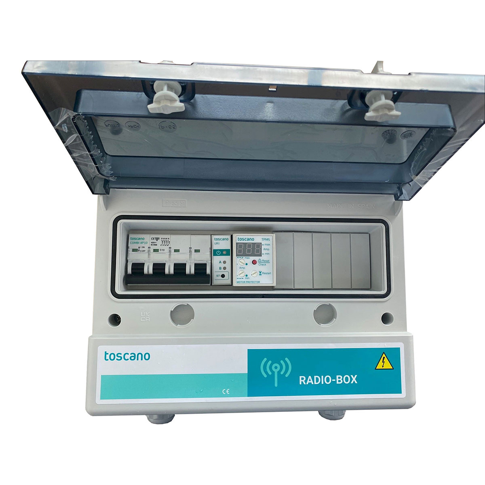 RADIO BOX 1CH-ALIM 400VAC 16A + TELECOMMANDE PORTEE 20 MT - RENSON - 815405