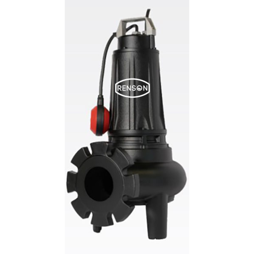 POMPE DE RELEVAGE TRI FONTE ROUE BICANALE 1,1KW DN80 - RENSON - 817195