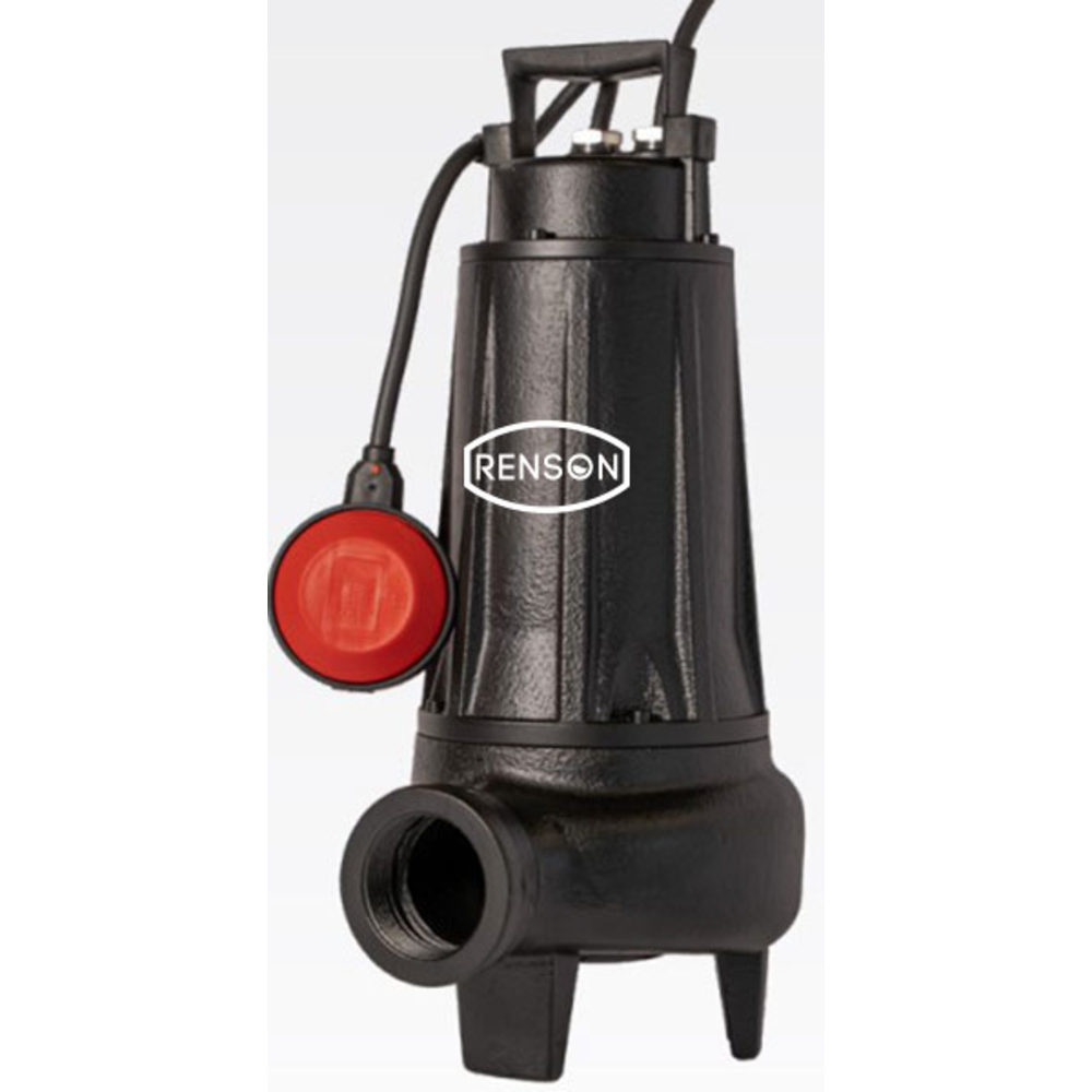 POMPE DE RELEVAGE 230V 0.74KW FONTE EAUX CHARGEES VERT. DN40 - RENSON - 817739
