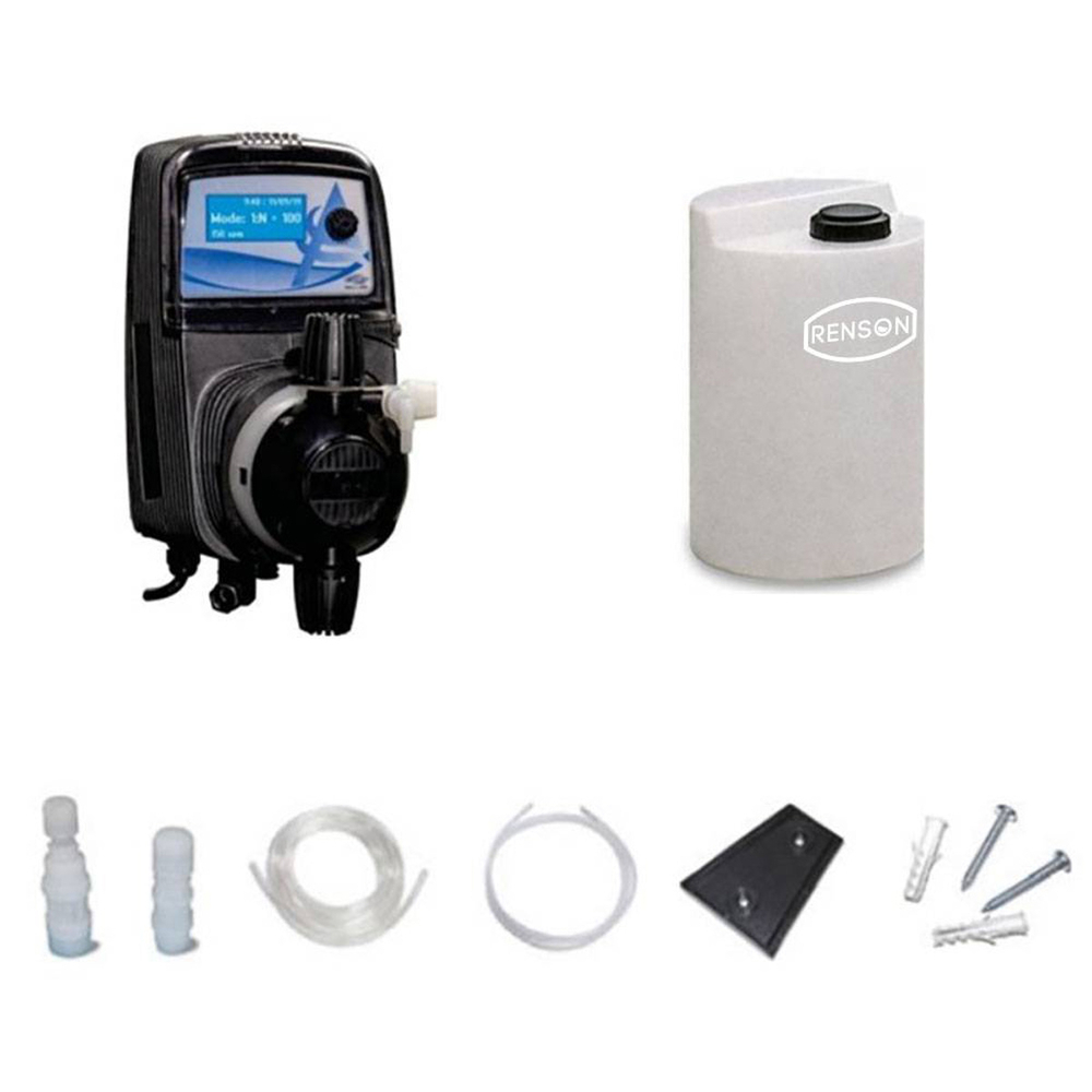 SOLUTION POMPE DOSEUSE AVEC KIT D'INSTALLATION & BAC  - RENSON - 818121