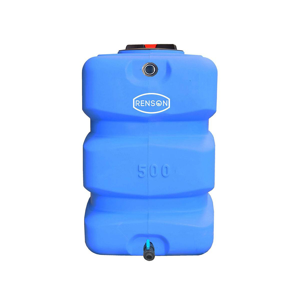 CUVE STOCKAGE VERTICALE BLEUE ESPACE REDUIT 500L PRE EQUIPEE - RENSON - 818166
