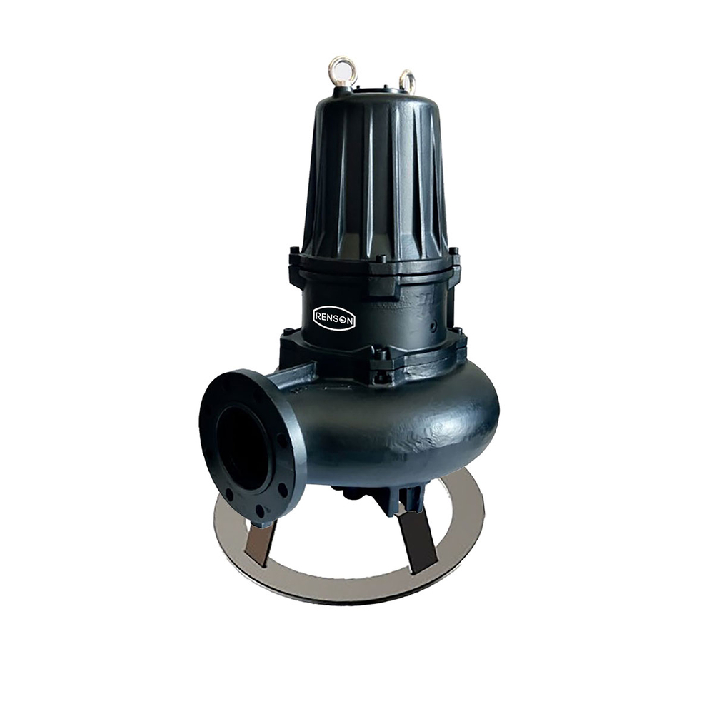 CUVE STOCKAGE HORIZONTALE GRIS EN PE RONDE 300L - RENSON - 818263