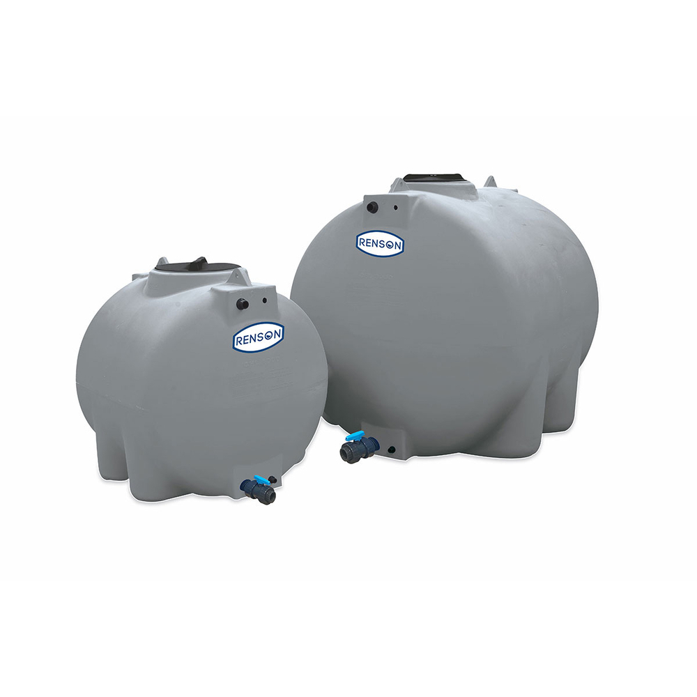 CUVE STOCKAGE HORIZONTALE GRIS ESPACE REDUIT 2000L PREEQUIPEE - RENSON - 818317