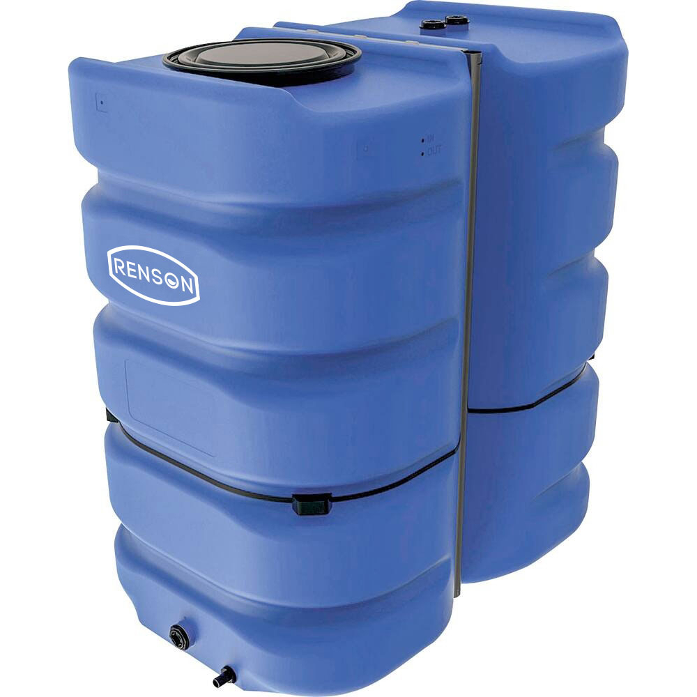 CUVE DE STOCKAGE RECTANGULAIRE EN PEHD 3000L BLEUE - RENSON - 818515