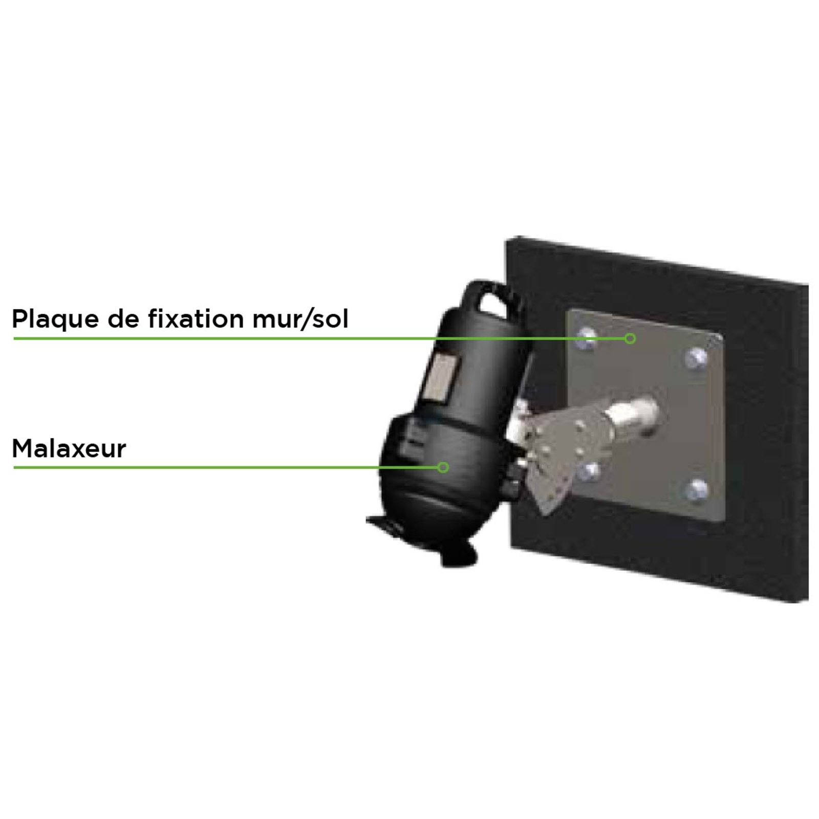 Support de Fixation - Plaque mur/sol RENSON - 818662