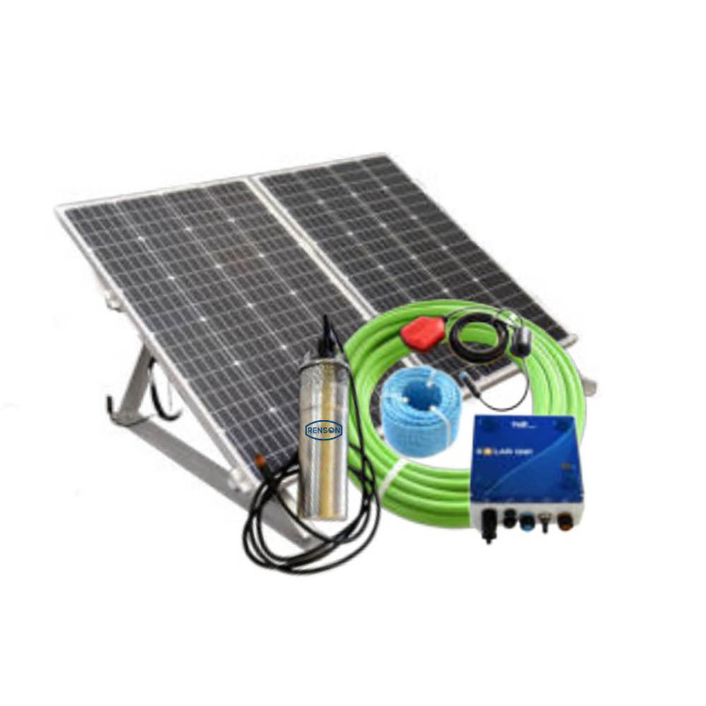 POMPE FORAGE 4'' SOLAIRE 8L/M MOTEUR 24V - RENSON - 819001