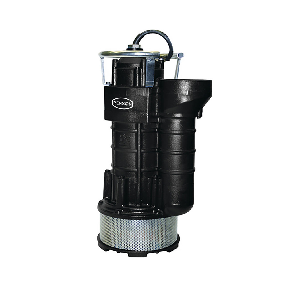 POMPE DE CHANTIER TRI 5,5 KW EN FONTE 1100 L/MIN - RENSON - 825121