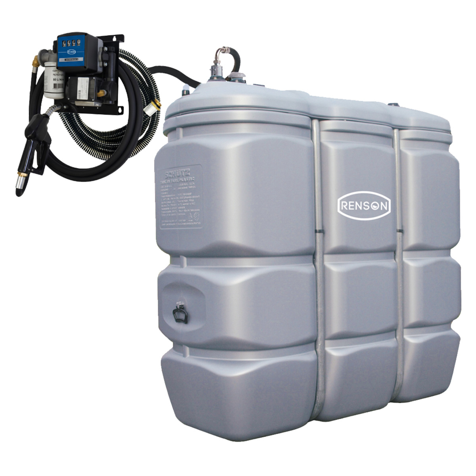 CUVE STOCKAGE FUEL 1500L PEHD RENSON - 853602