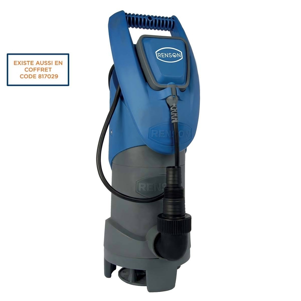 POMPE DE RELEVAGE 230V 0,75KW PLASTIQUE EAUX CHARGEES - RENSON - 854291
