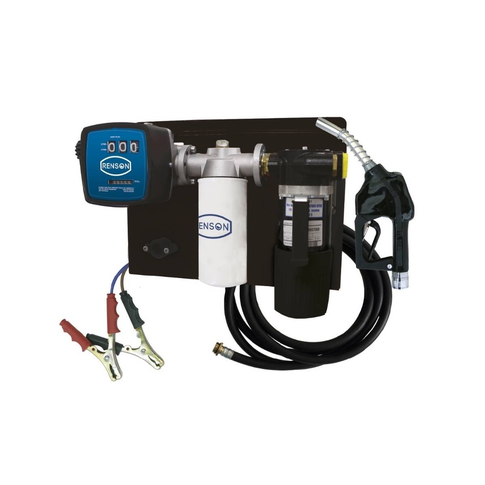 STATION FUEL 12V 80L/MIN FILTRE INDICATEUR COLMATAGE - RENSON - 854662
