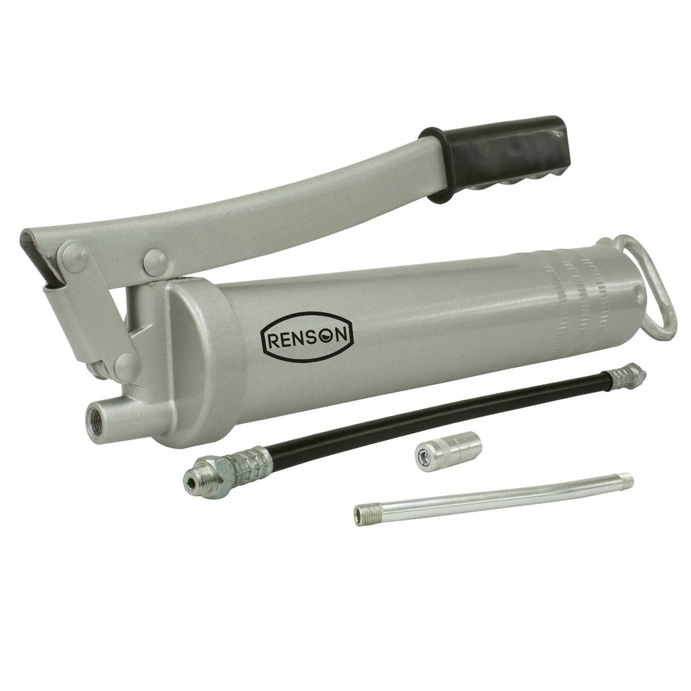 POMPE A GRAISSE STANDARD DOUBLE FLEXBLE - AGRAFE 4 MORS - RENSON - 970186