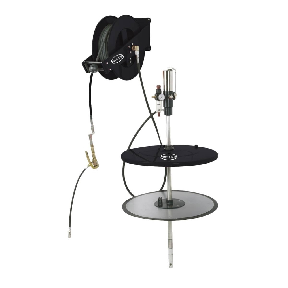 KIT GRAISSAGE FIXE 180/220KG FLEXIBLE HP 15M+ENROULEUR - RENSON - 970241